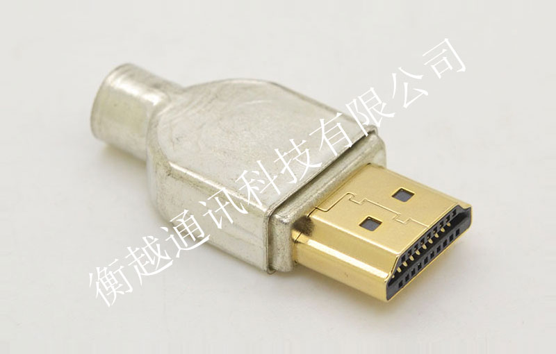 HDMI AM 20P 焊線(xiàn)式配馬口鐵+線(xiàn)夾